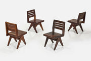 Pierre Jeanneret, Slatted Dining Chairs