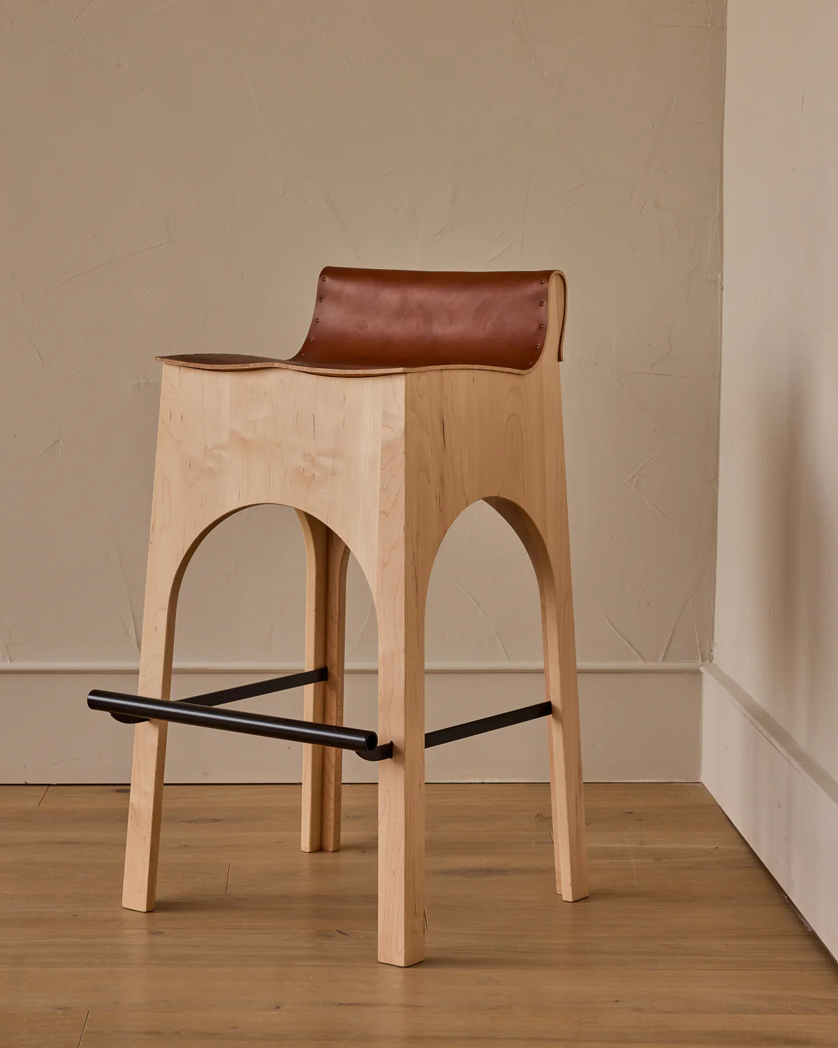 Leather Counter Stool
