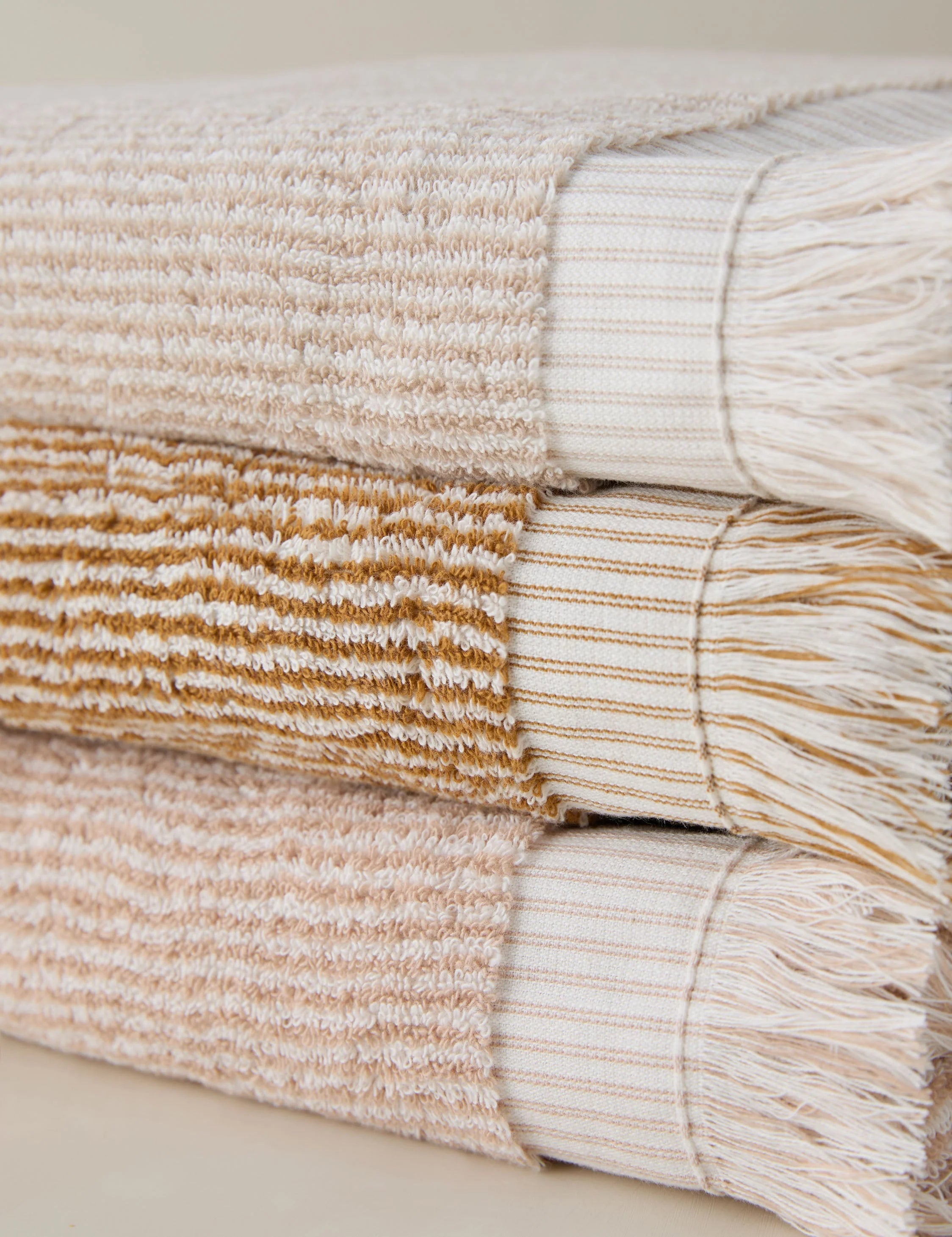 Lupita Organic Cotton Hand Towel in Blush