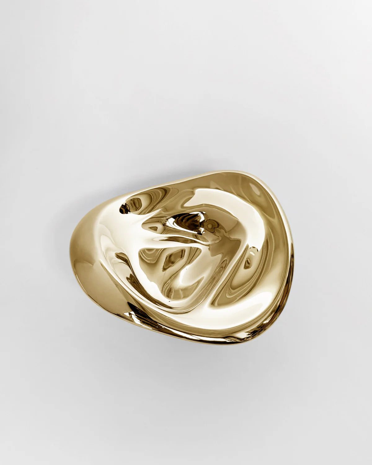 Large Ripple Hook in Brass