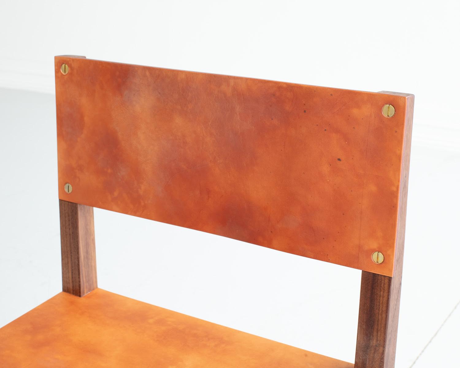 Vintage Leather Dining Chair