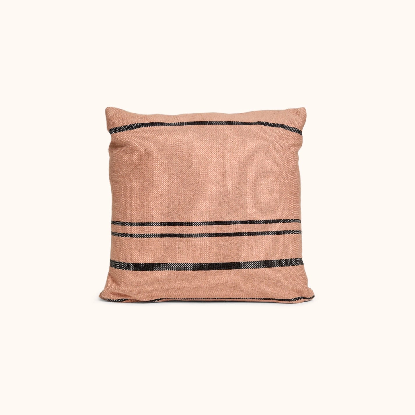 Stripe Pillow in Coral