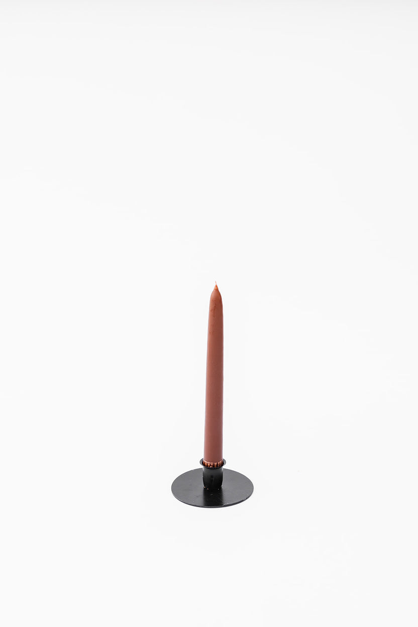 Iron Manor Candlestick Holder