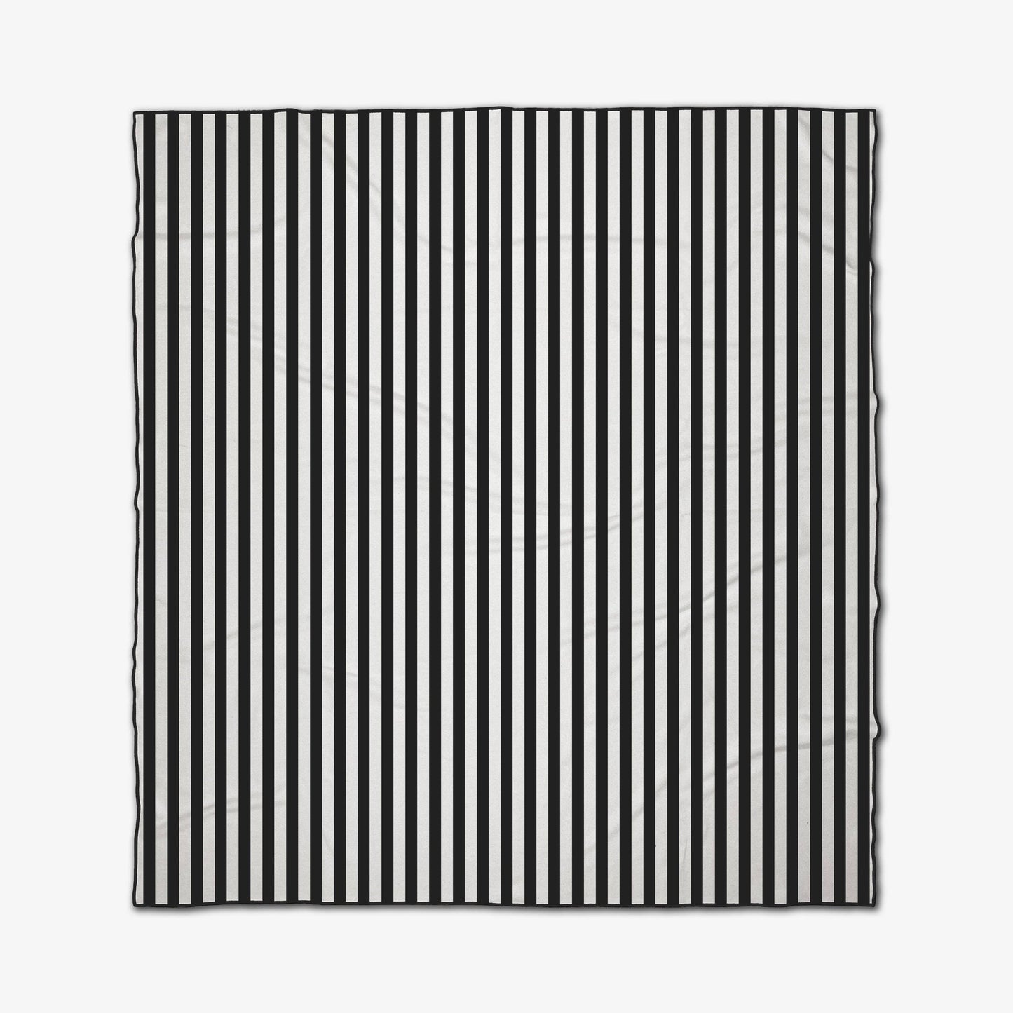 Black Stripes Beach Blanket