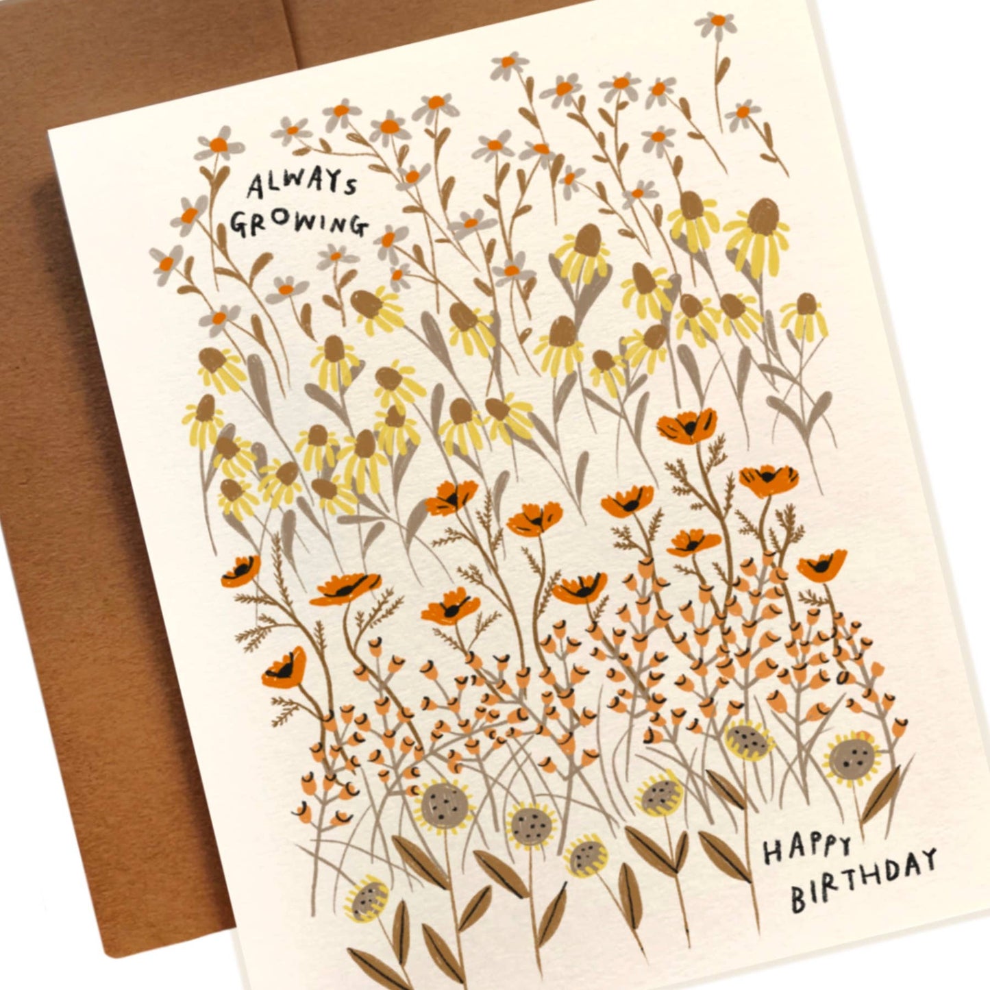 ALWAYS GROWING Birthday Greeting Card