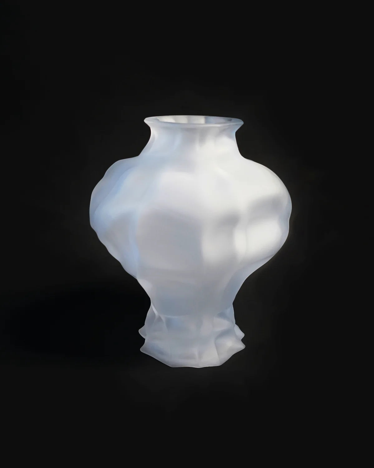Frosted Ammonit Vase