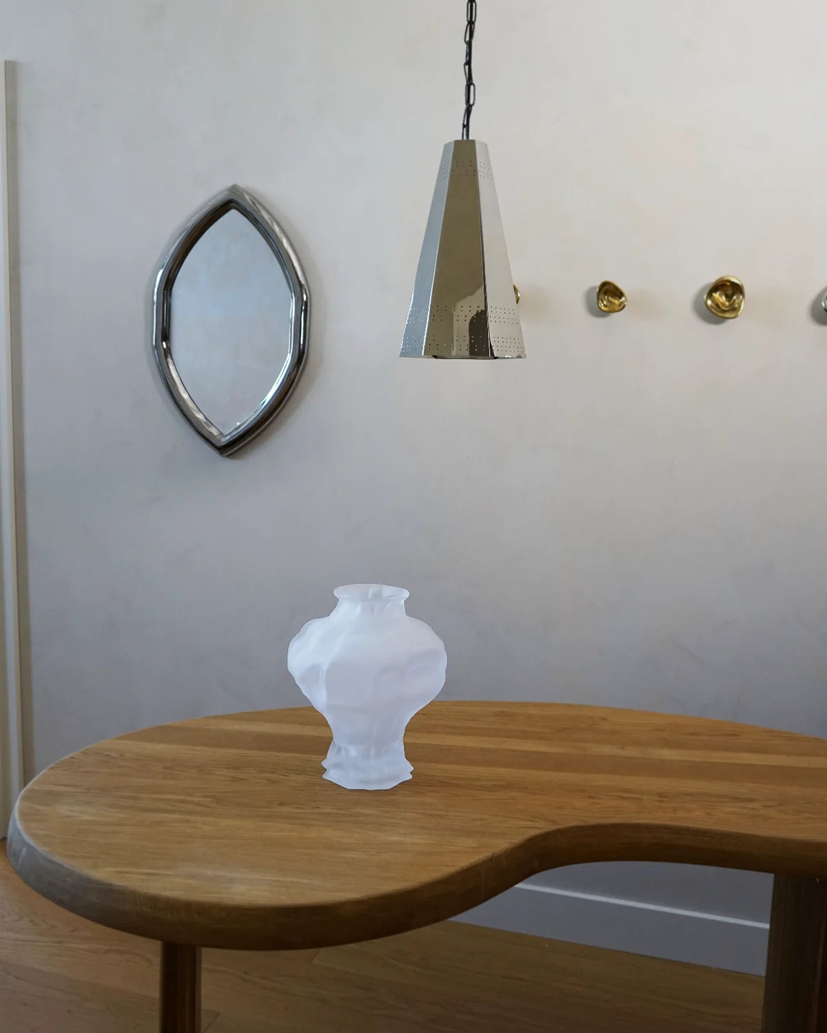 Frosted Ammonit Vase
