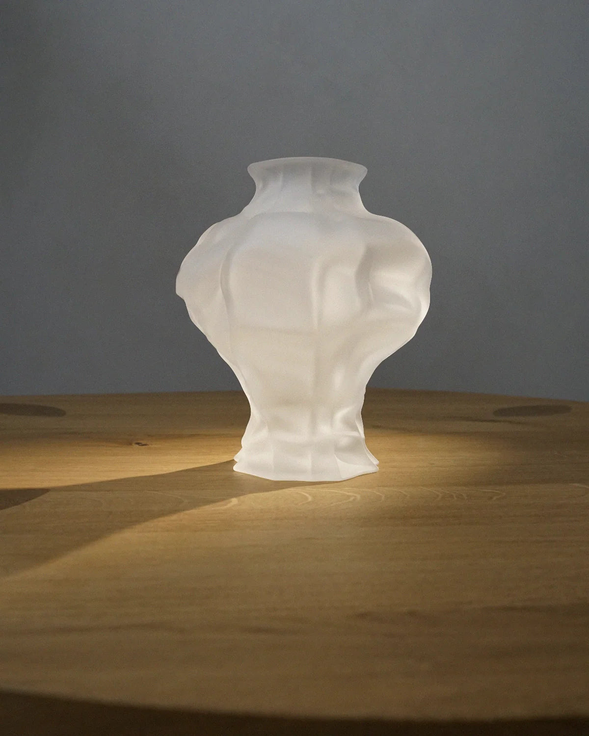 Frosted Ammonit Vase