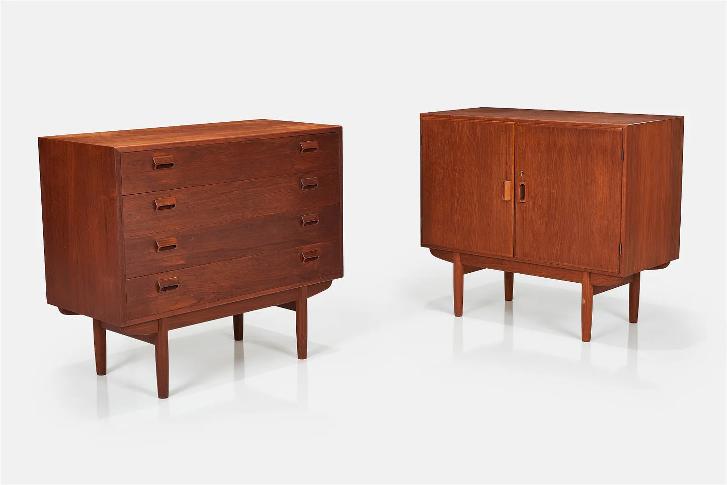 Borge Mogensen, Dresser and Cabinet Set (2)