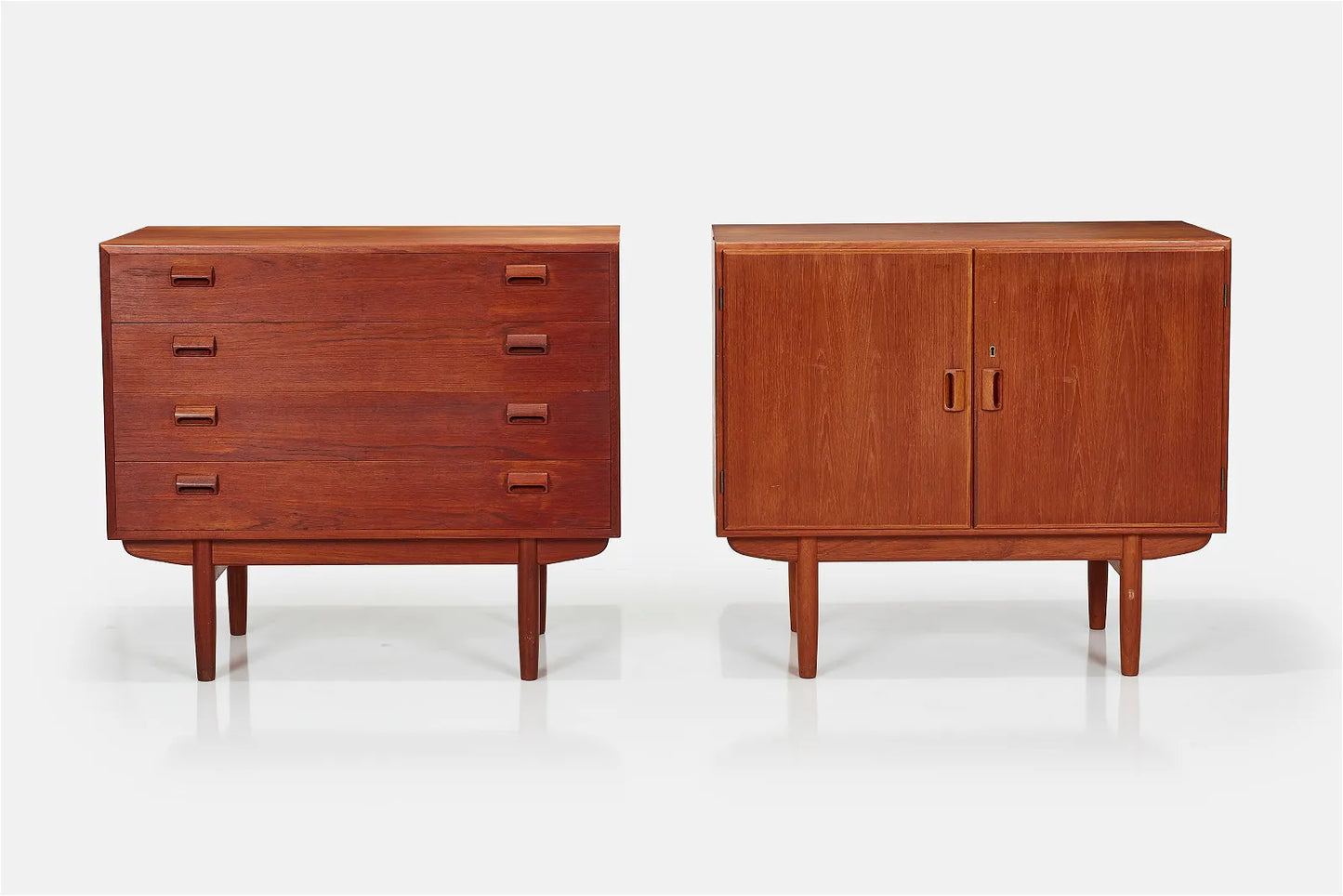 Borge Mogensen, Dresser and Cabinet Set (2)