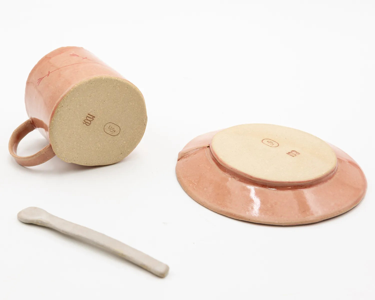 Hand Painted Teacup & Saucer