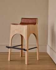 Leather Counter Stool