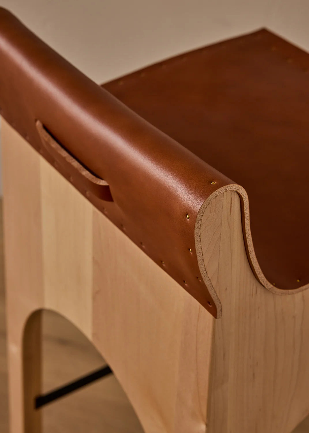 Leather Counter Stool