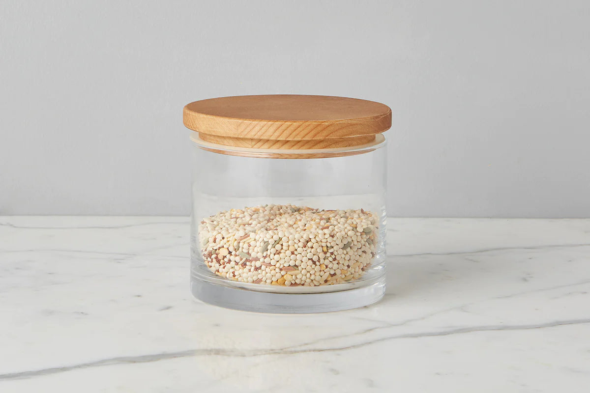 Wood Top Canister