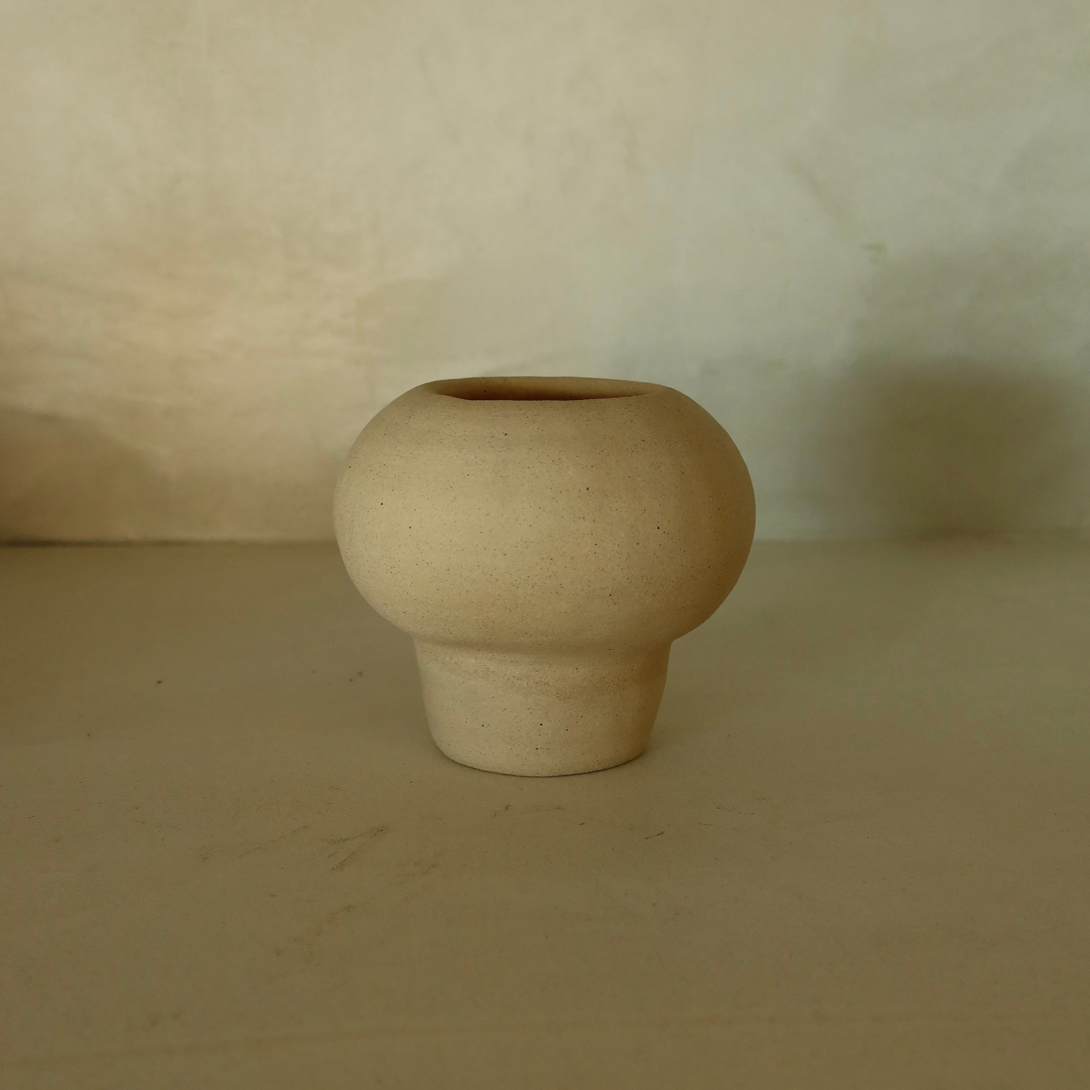 Round Ceramic Vase