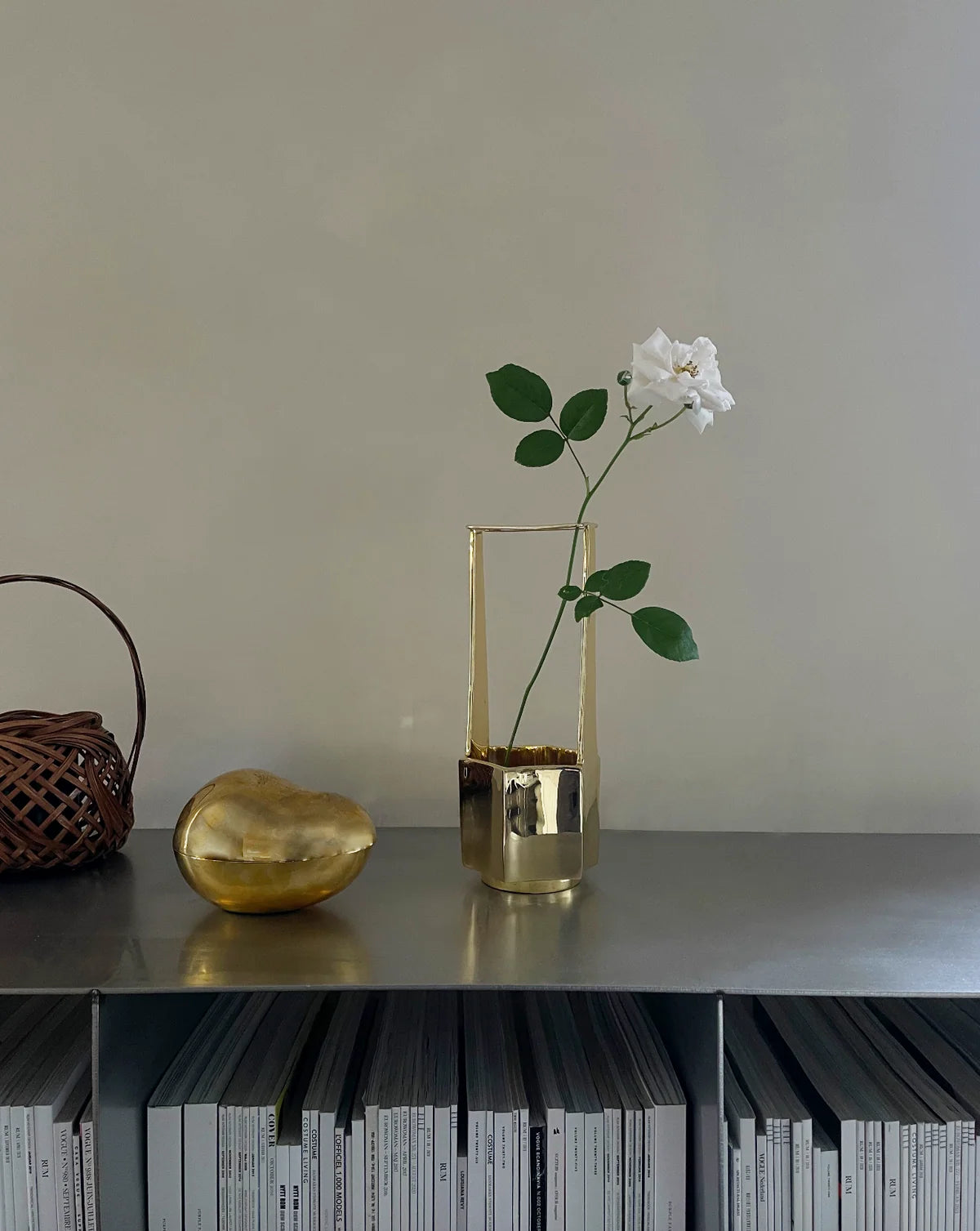 Ikebana Vase - Brass