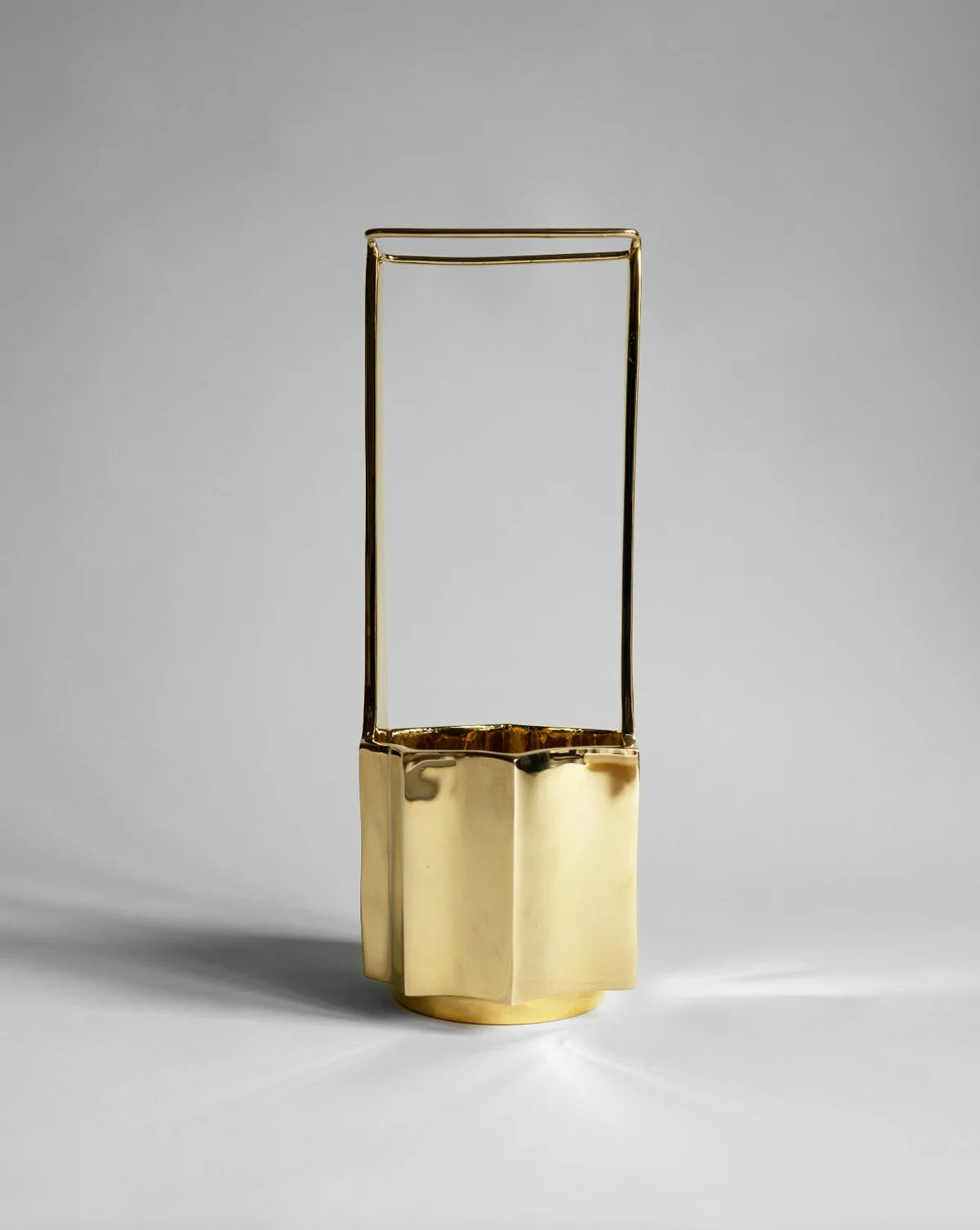 Ikebana Vase - Brass