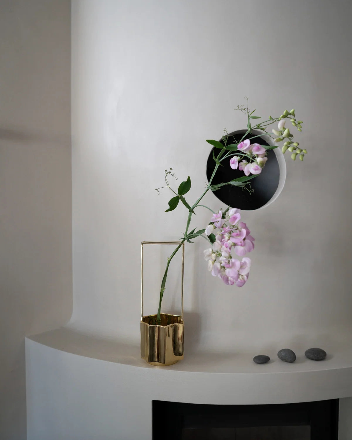 Ikebana Vase - Brass