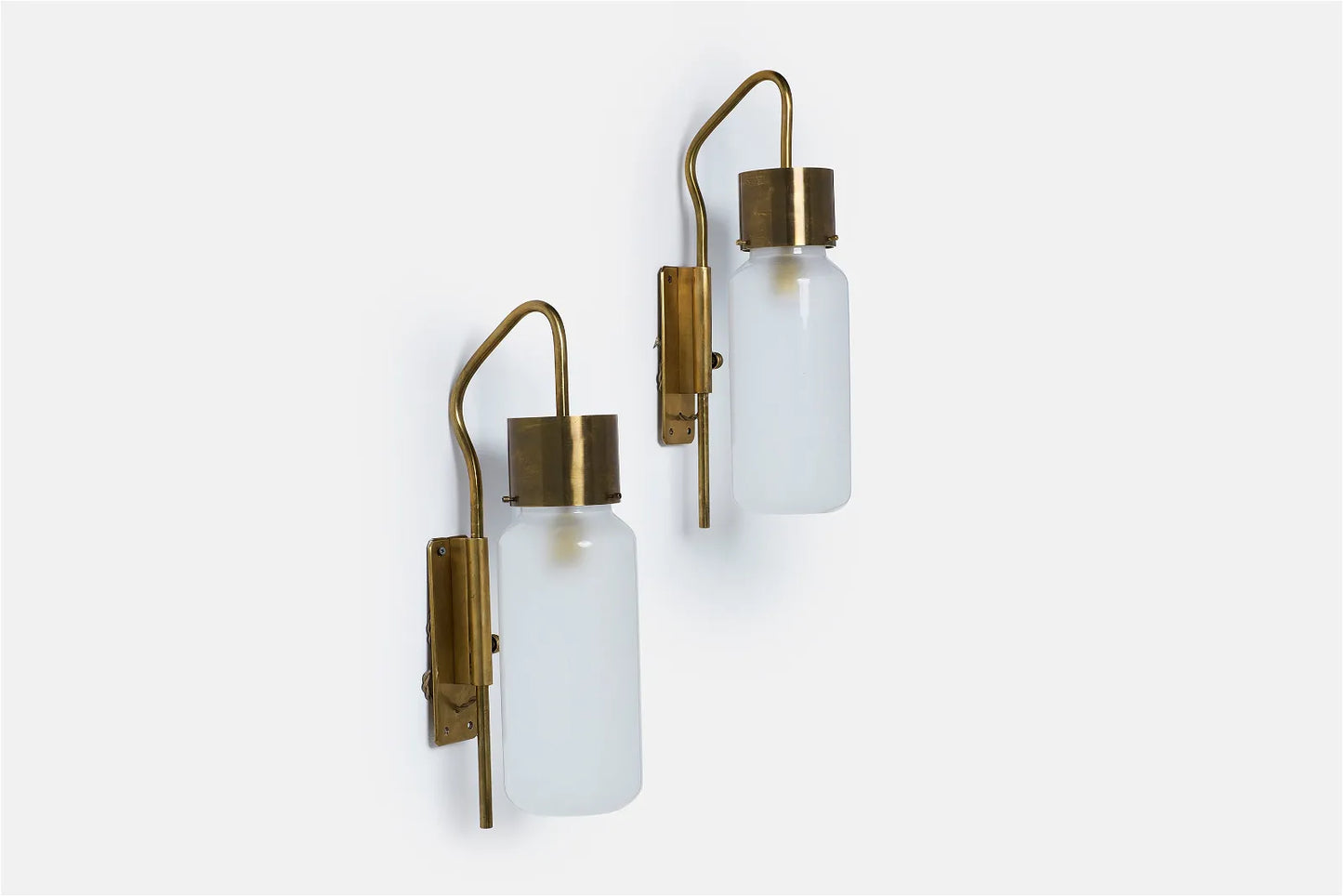 Luigi Caccia Dominioni, 'Bidone' Wall Sconces (2)