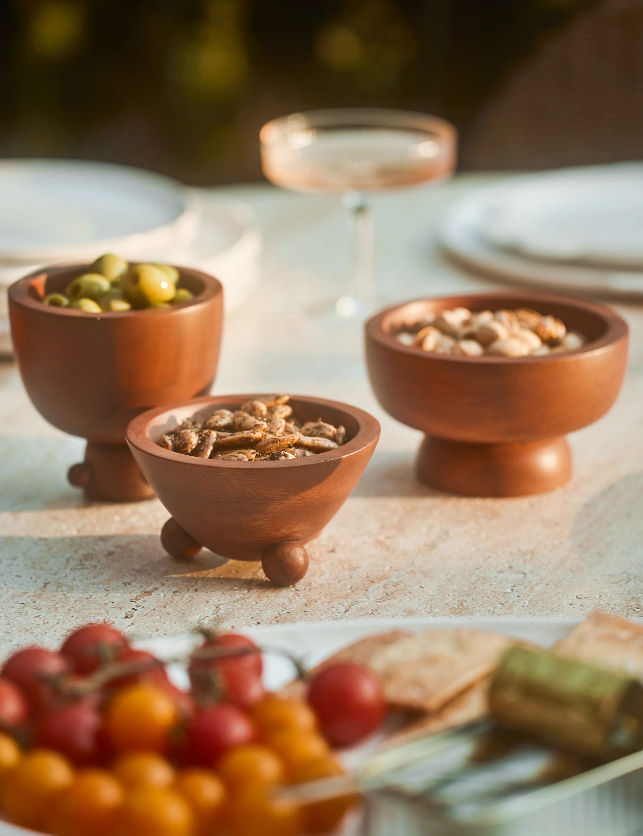 Mini Wooden Bowls