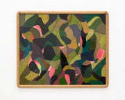 Abstract Hedge Maze Hand Painted Jigsaw Puzzle