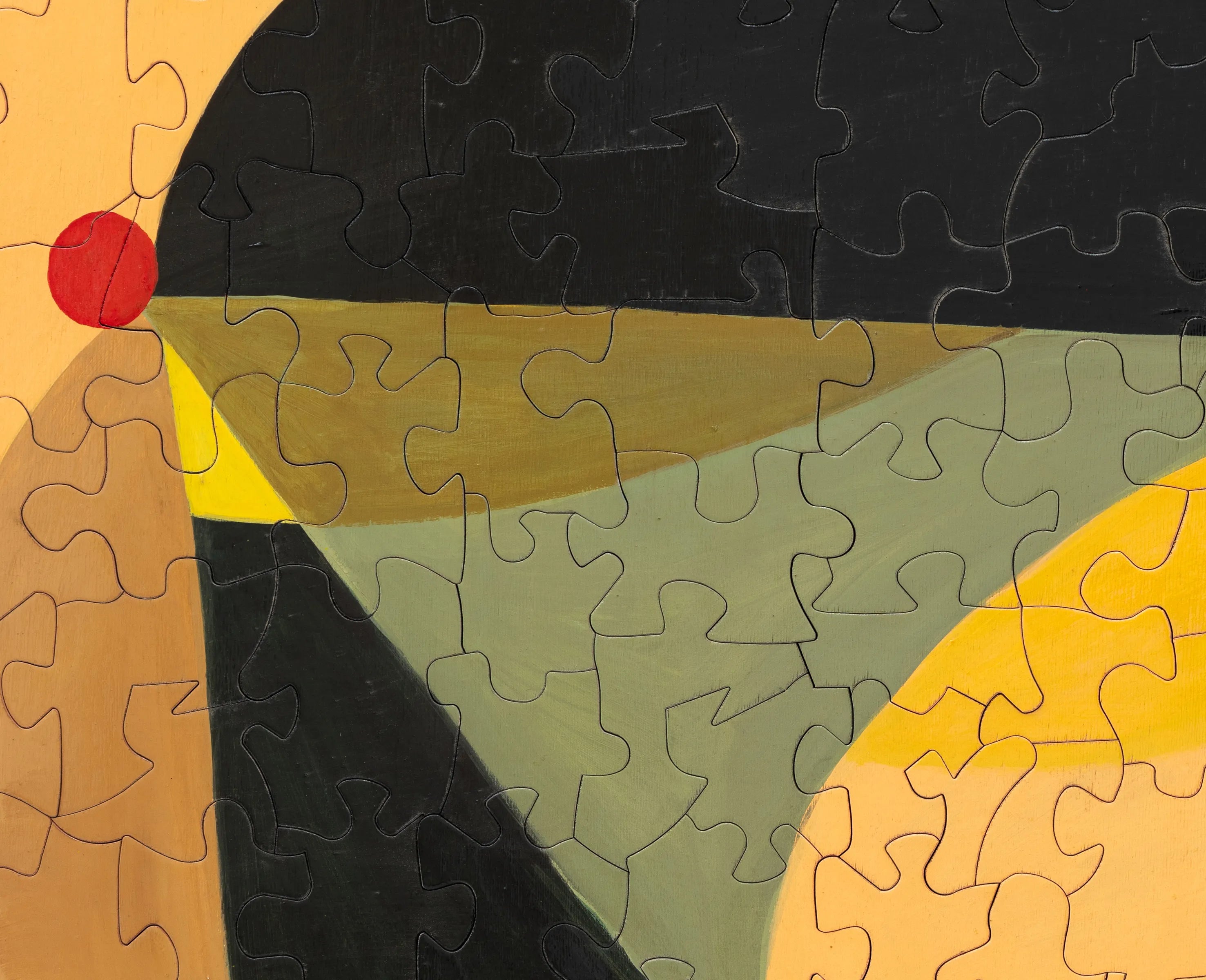 Abstract - Sonata Hand Painted Jigsaw Puzzle