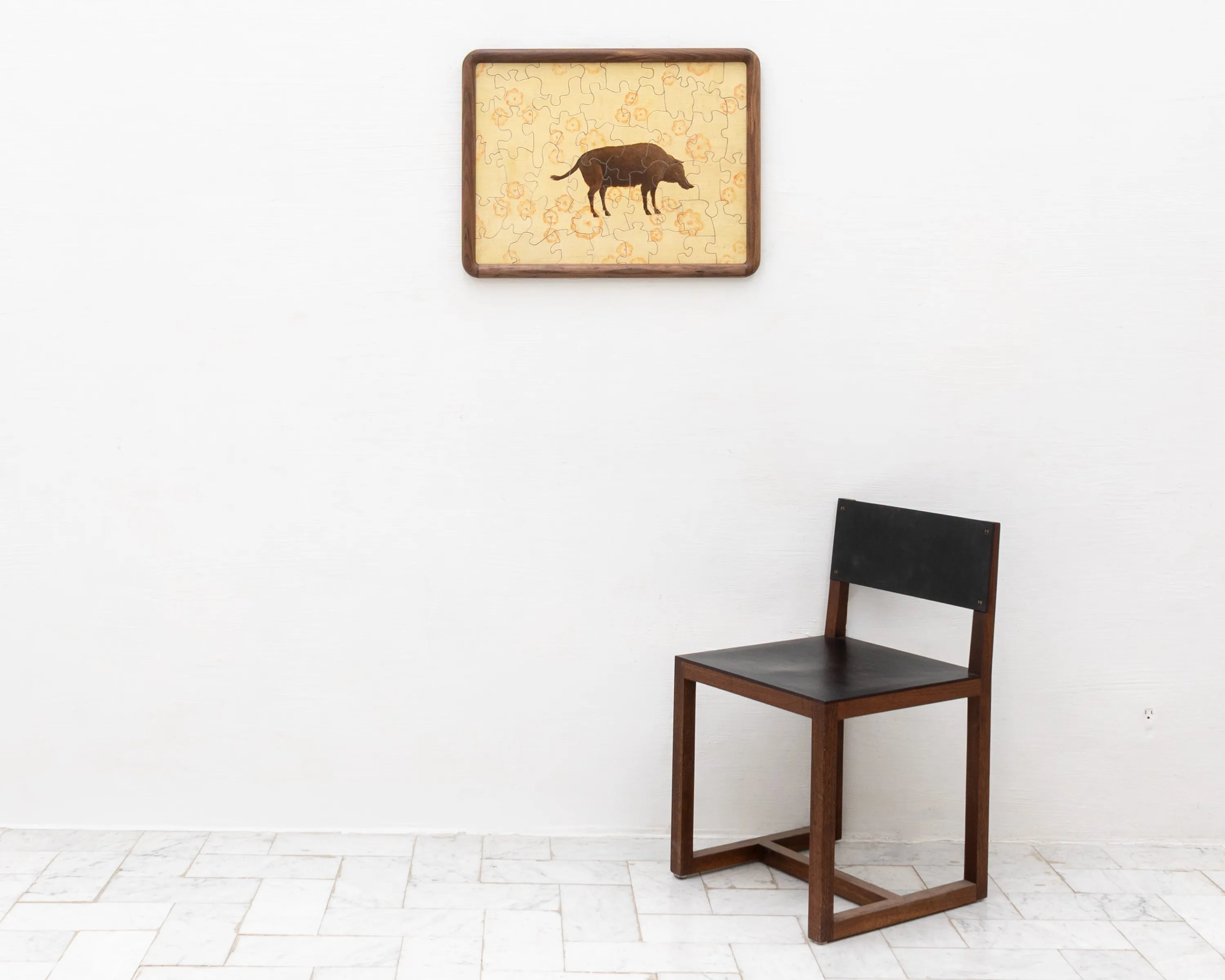 Floral & Boaral Hand Painted Jigsaw Puzzle