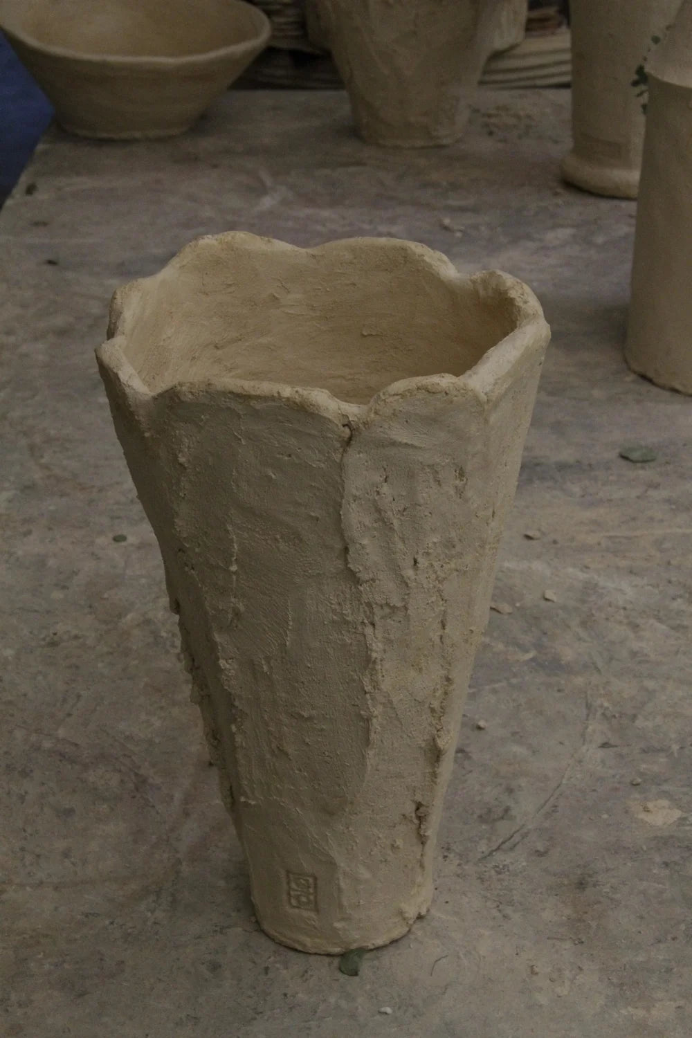 Natural Ivory Tulip Vase