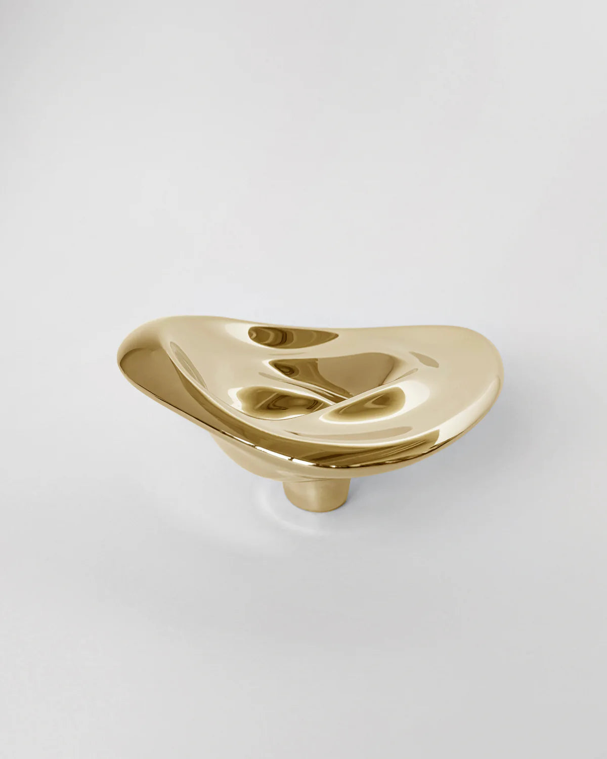 Large Ripple Hook in Brass