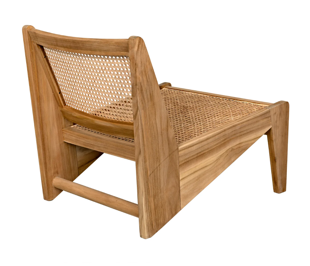 Chair With Caning, Teak