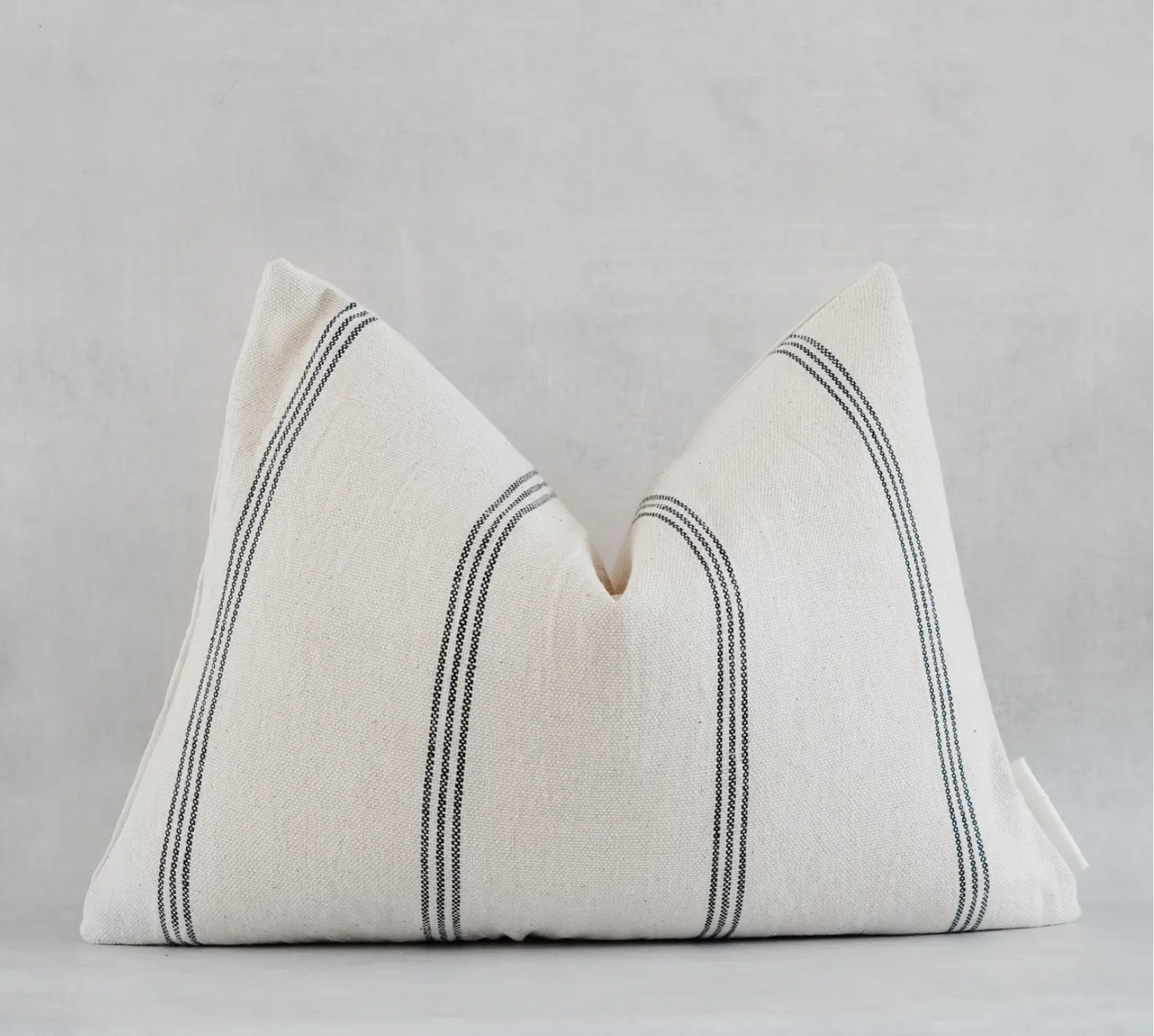 Woven Cotton Lumbar Throw Pillow Cover