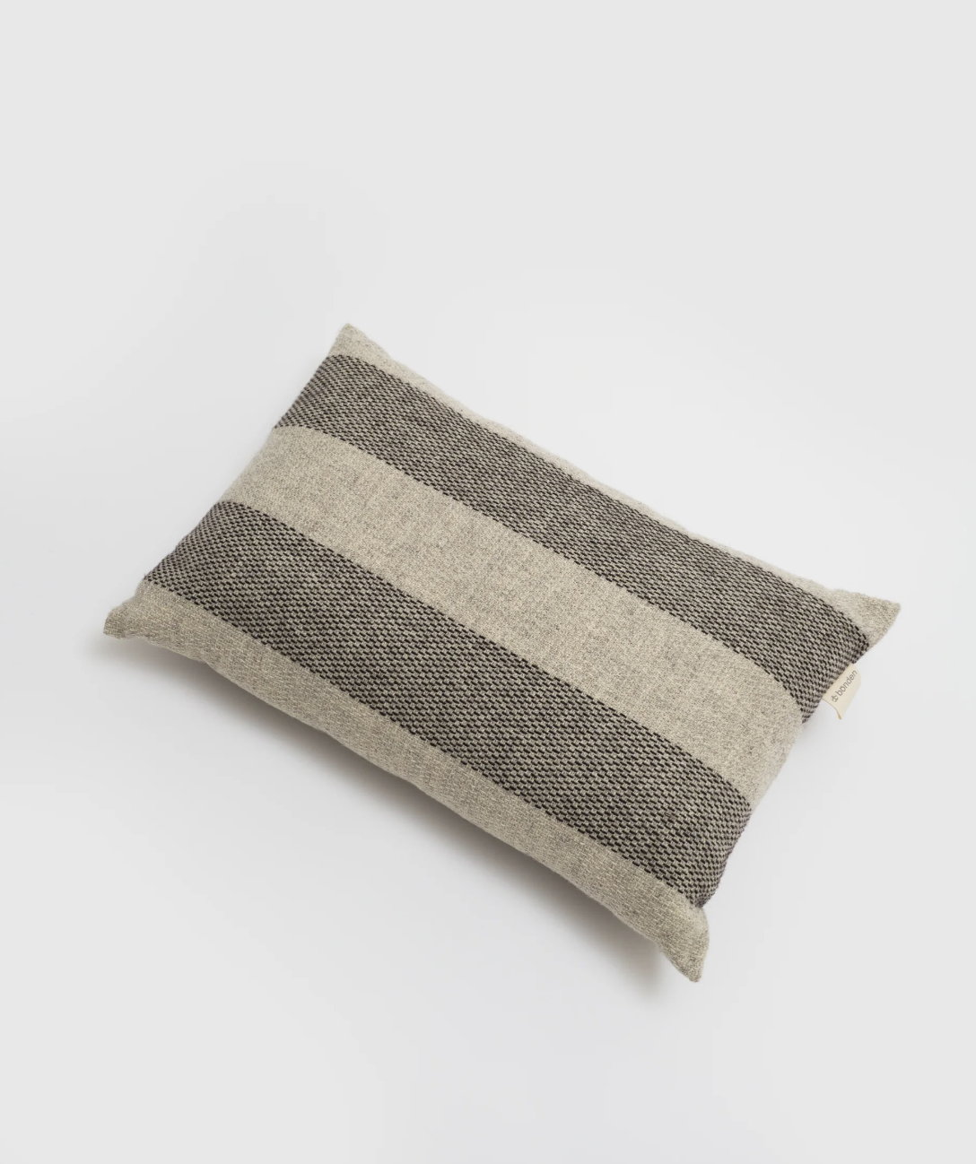 Basket Weave Pillow in Brown/Beige