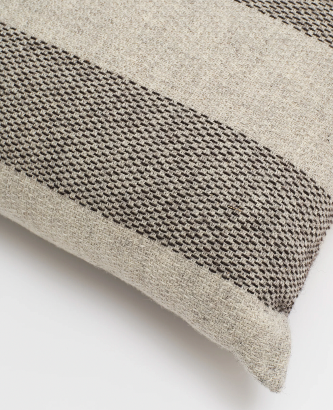 Basket Weave Pillow in Brown/Beige