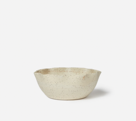 Ceramic Scalloped Bowl