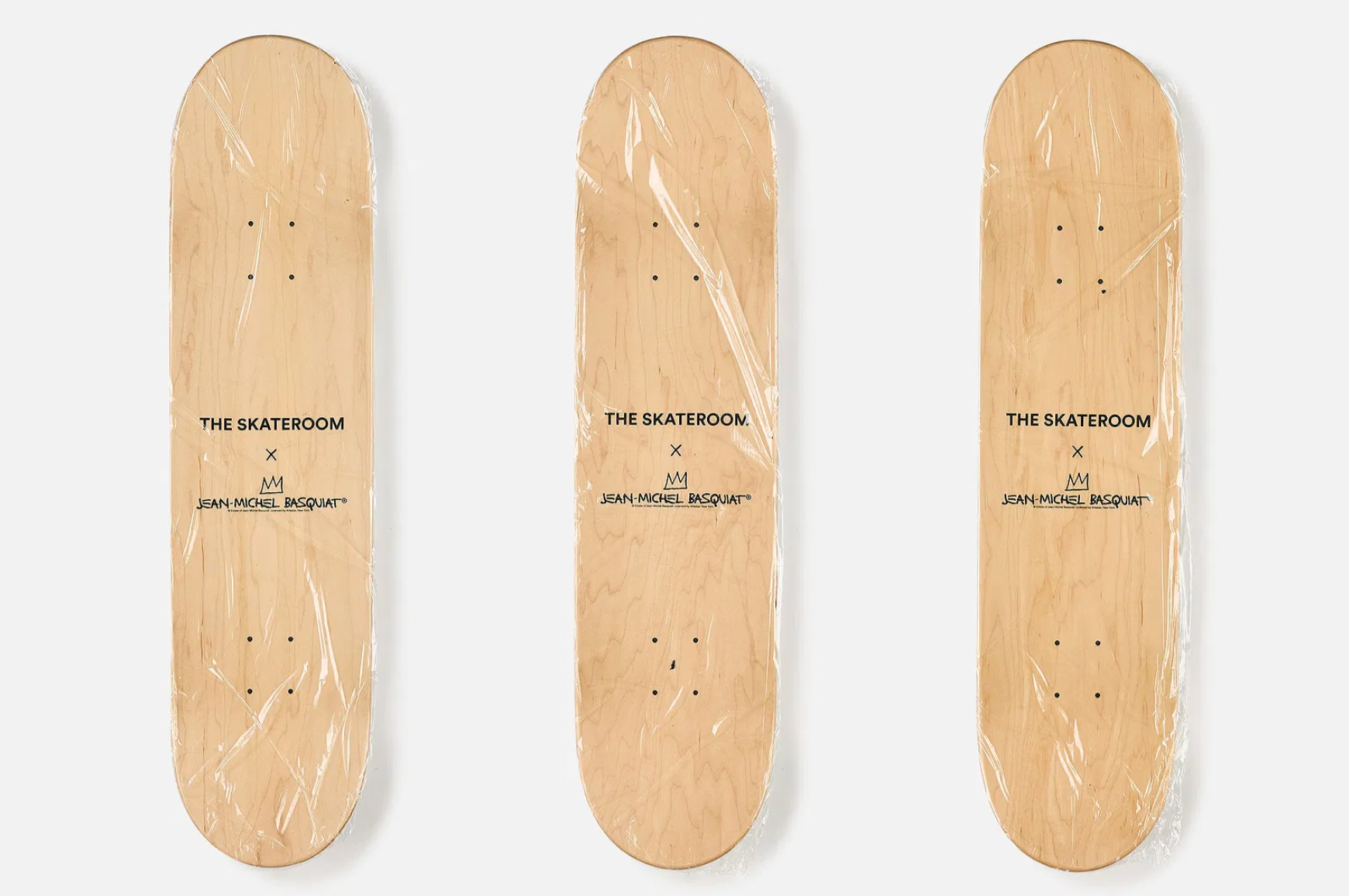 Jean-Michel Basquiat X The Skateroom, 'In Italian' Skate Decks (3)