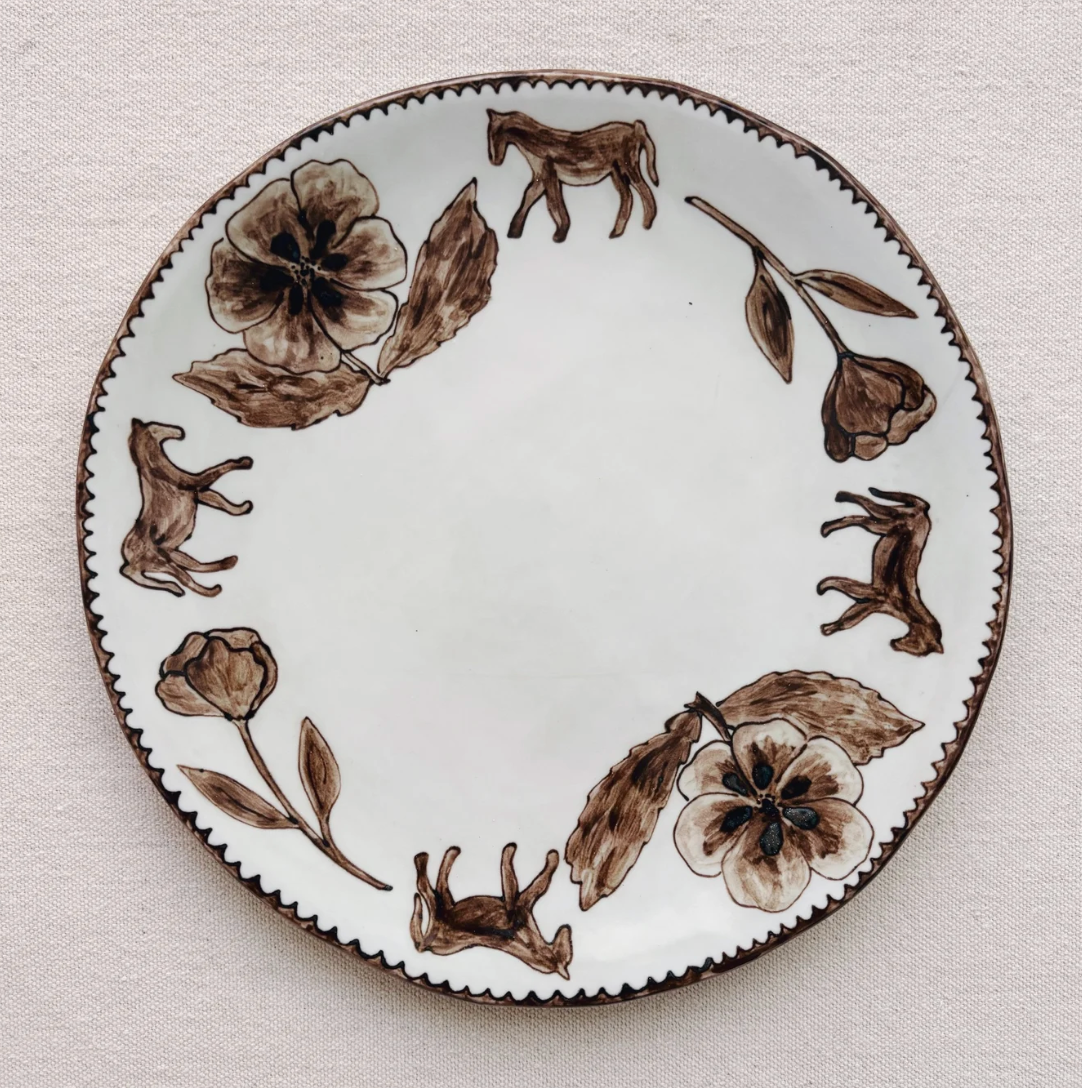 Round Horse Platter