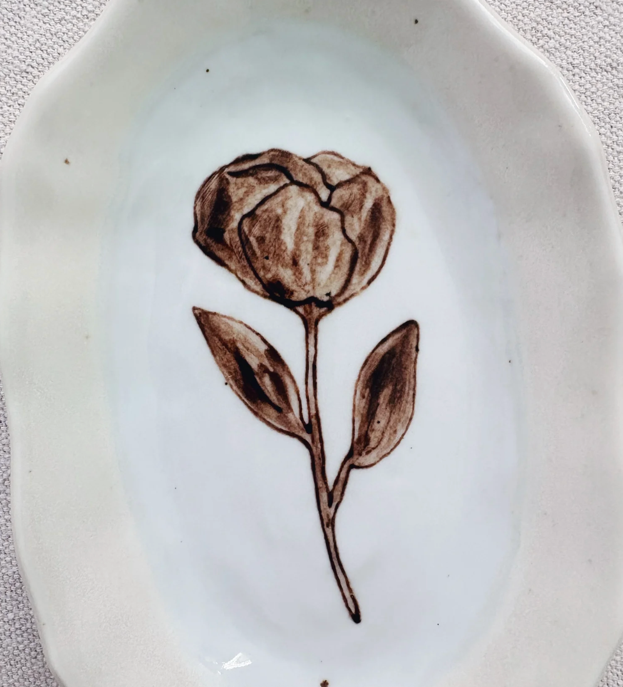 Rose Oval Tray No. 2