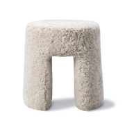 Sequoia Pouf in Sheepskin