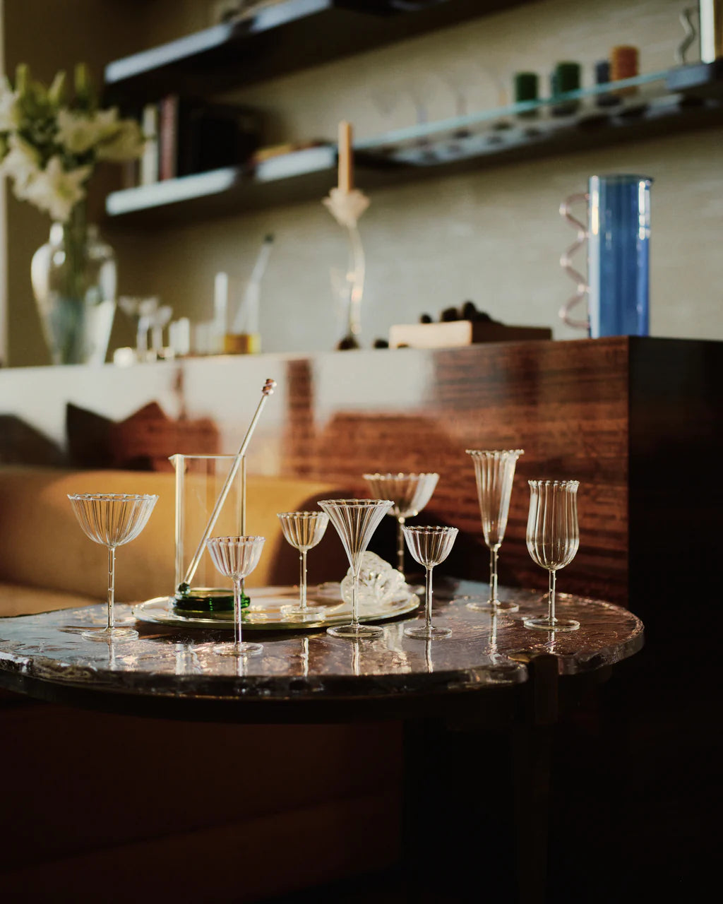 Tulip Wine Glass, Clear (Set of 4)