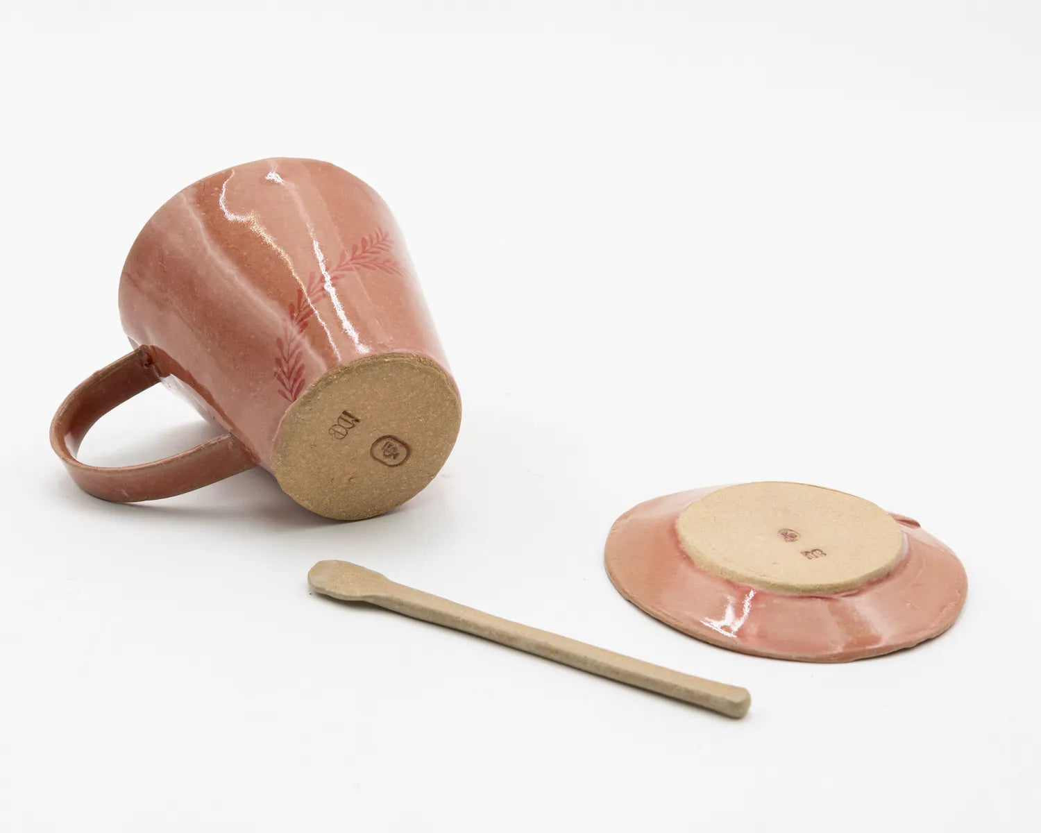 Hand Painted Teacup & Saucer