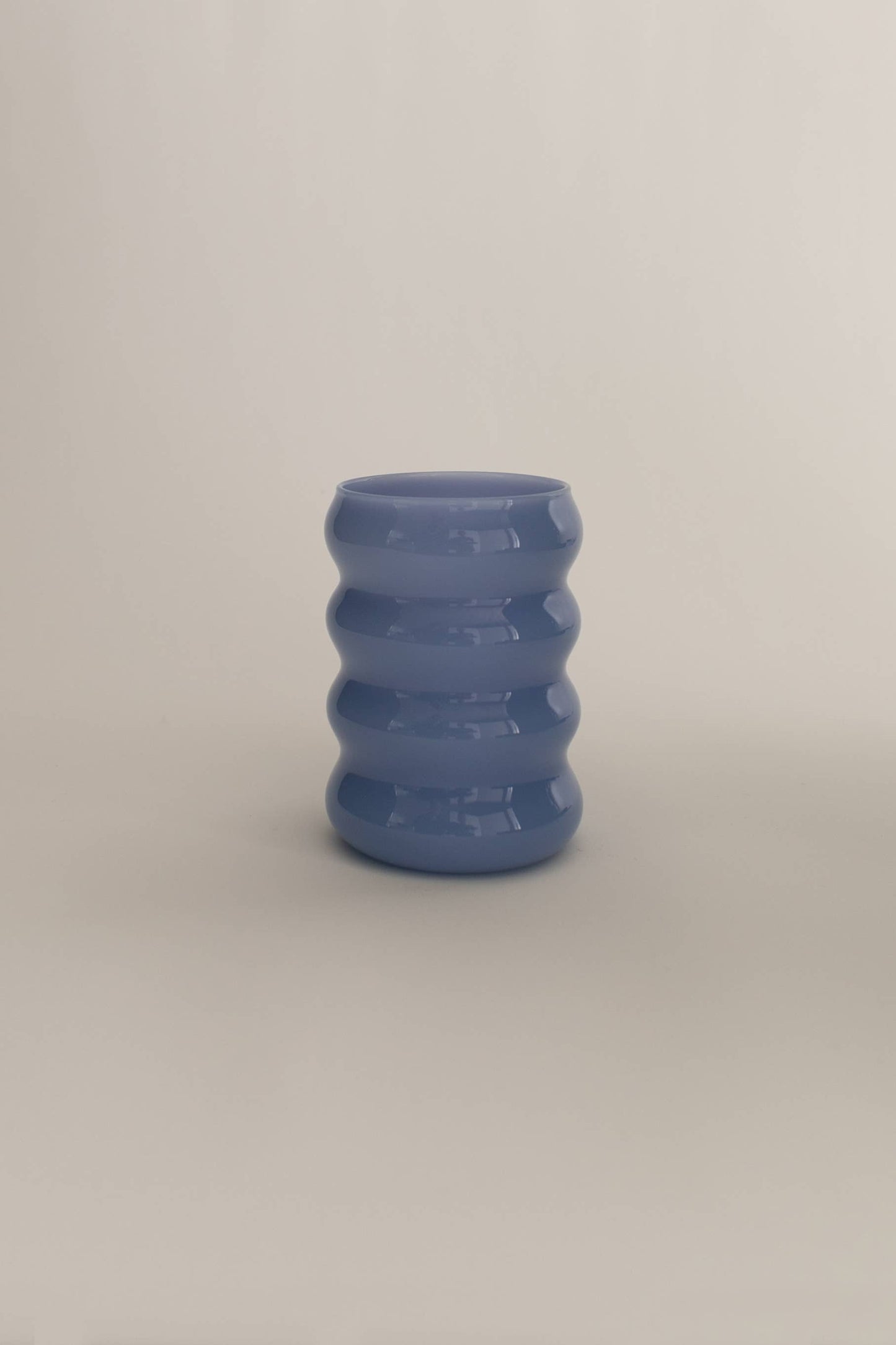 Opaque Ripple Cup, Cornflower