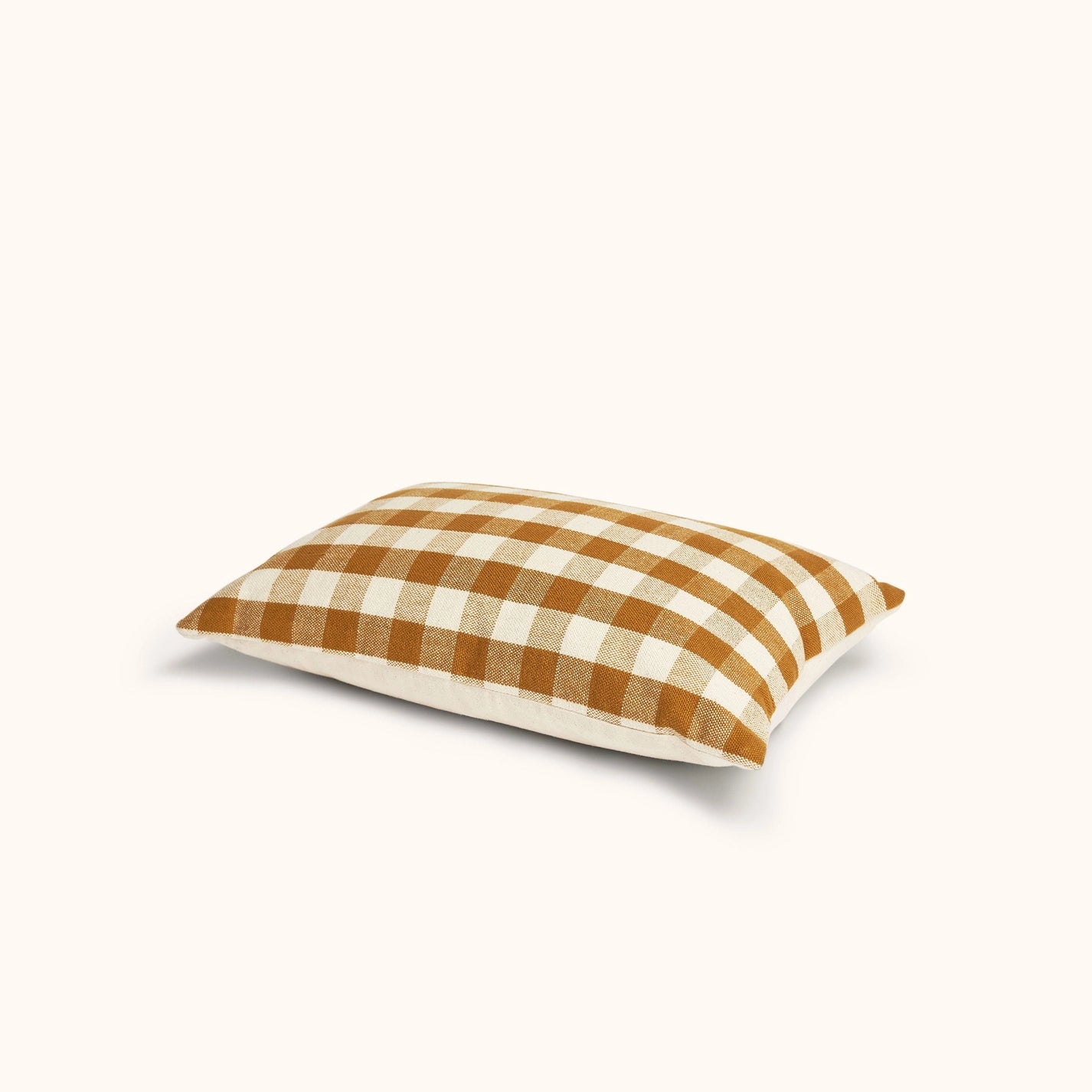 Gingham Lumbar in Honey