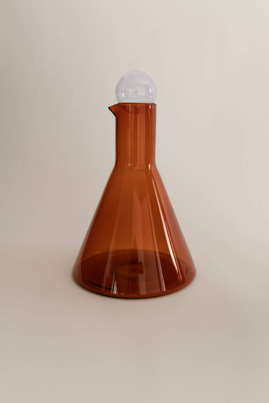 Bilboquet Carafe, Amber/Lilac