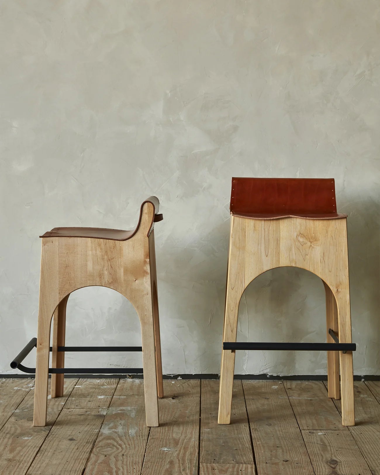 Leather Counter Stool